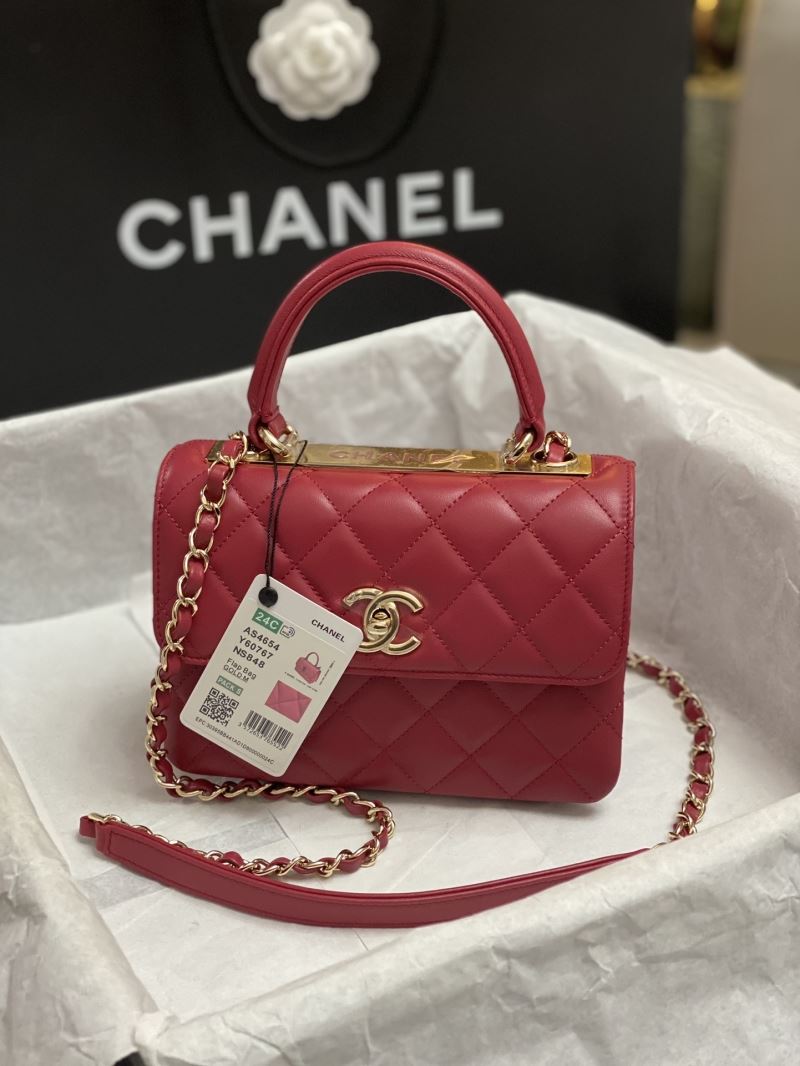 Ch**el top handle bags